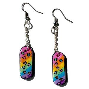 Handmade Colorful Retro 90s Style Retro Earrings